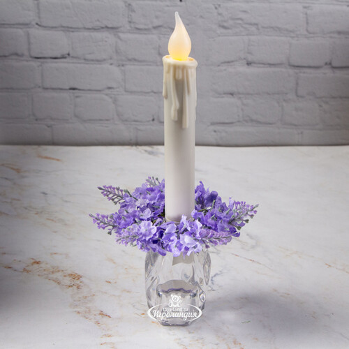 Венок для свечи Сирень Де Верди 11 см Swerox
