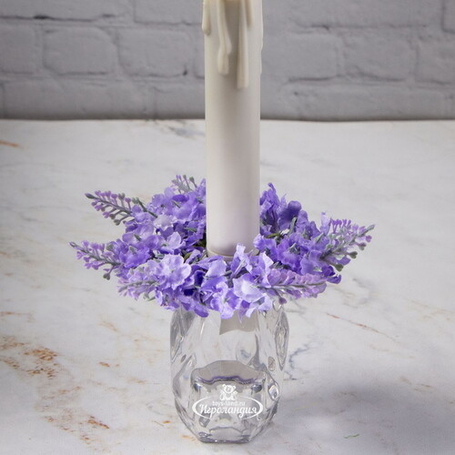 Венок для свечи Сирень Де Верди 11 см Swerox