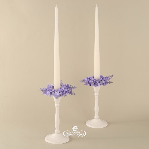 Высокие свечи Андреа Velvet 30 см, 5 шт, кремовые Candleslight