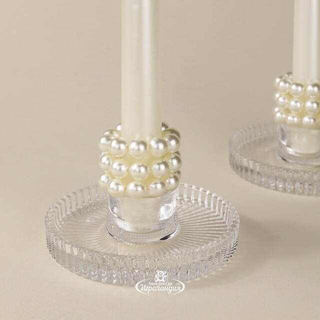 Стеклянный подсвечник Bovio 10 см EDG