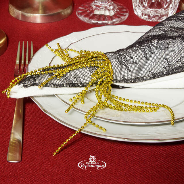 Украшение для свечи Ар-Деко золотой Swerox