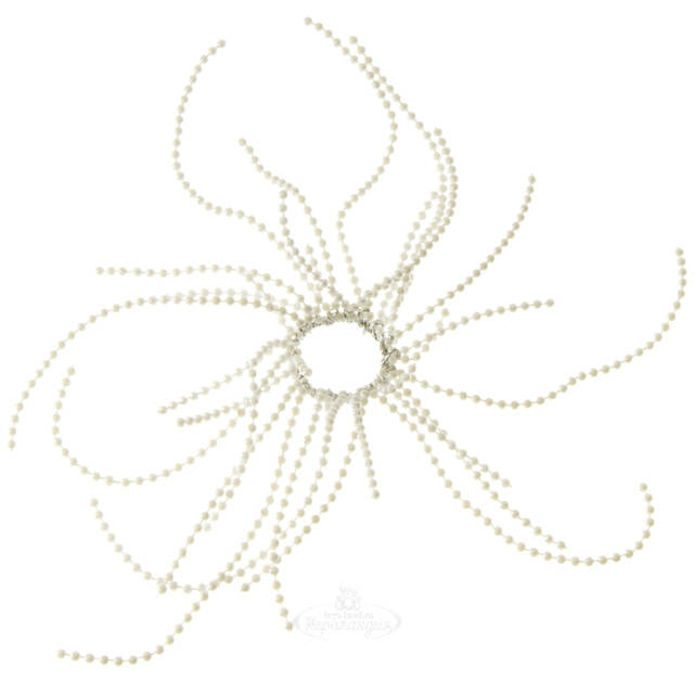 Украшение для свечи Ар-Деко белый Swerox