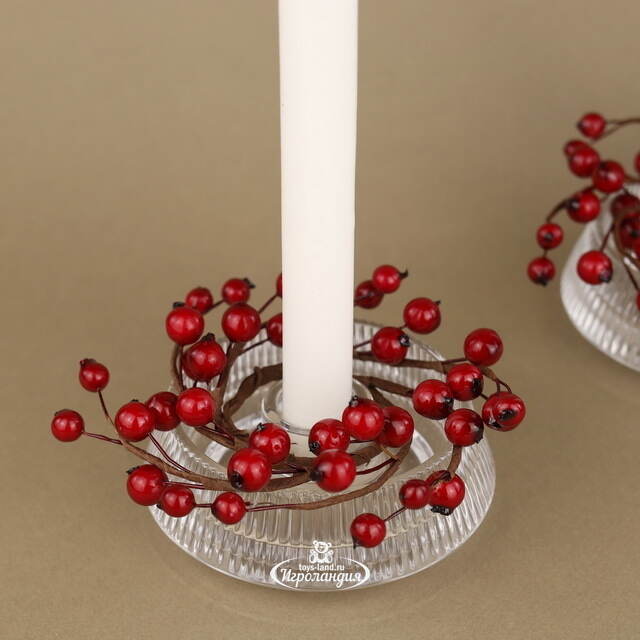 Венок для свечи Ягодный Десерт 9 см Swerox