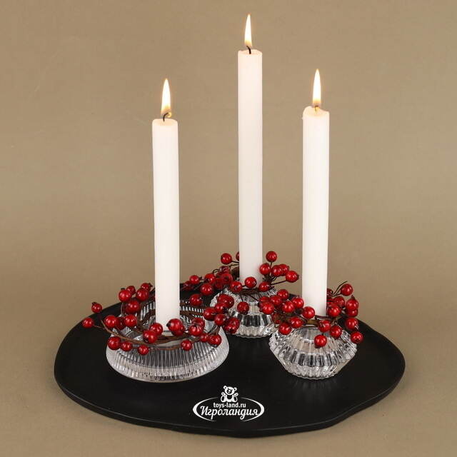 Венок для свечи Ягодный Десерт 9 см Swerox