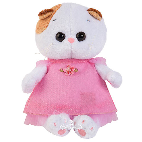 Мягкая игрушка Кошечка Лили Baby в розовом платье 20 см Budi Basa