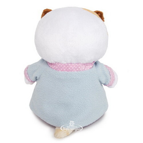 Мягкая игрушка Кошечка Лили Baby в голубой курточке в китайском стиле 20 см Budi Basa