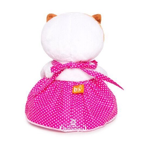 Мягкая игрушка Кошечка Лили Baby в розовом сарафане и с арбузиком 20 см Budi Basa