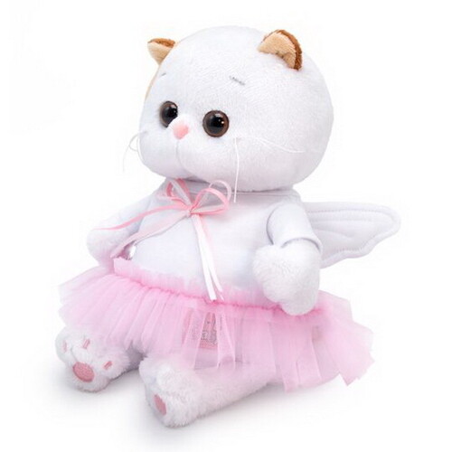 Мягкая игрушка Кошечка Лили Baby в платье Ангел 20 см Budi Basa