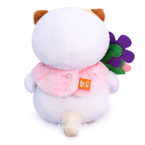Мягкая игрушка Кошечка Лили Baby с цветами из фетра 20 см Budi Basa