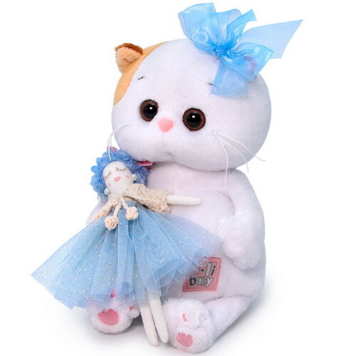 Мягкая игрушка Кошечка Лили Baby с куклой Мальвиной 20 см Budi Basa
