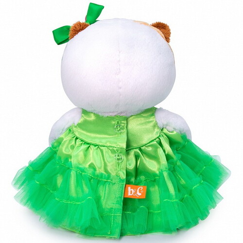 Мягкая игрушка Кошечка Лили Baby в платье с яблочком 20 см Budi Basa