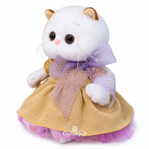 Мягкая игрушка Кошечка Лили Baby в золотом платье 20 см Budi Basa