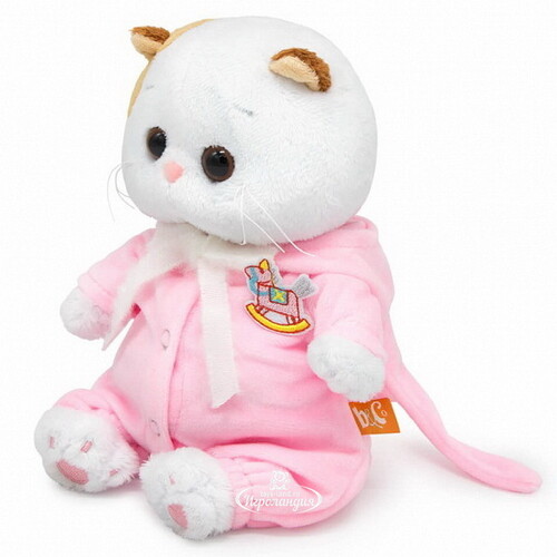 Мягкая игрушка Кошечка Лили Baby в спальном комбинезоне 20 см Budi Basa