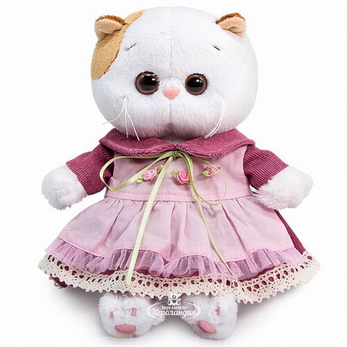 Мягкая игрушка Кошечка Лили Baby в платье с передником 20 см Budi Basa
