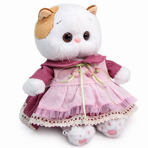 Мягкая игрушка Кошечка Лили Baby в платье с передником 20 см Budi Basa