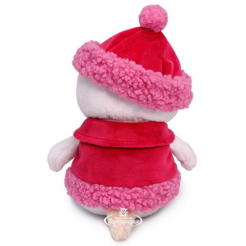 Мягкая игрушка Кошечка Лили Baby в жилетке и шапке с отделкой 20 см Budi Basa