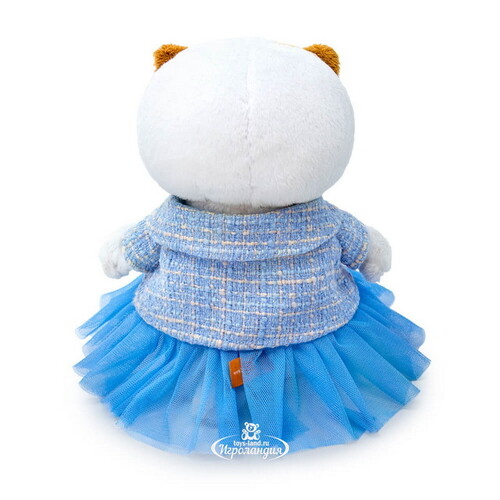 Мягкая игрушка Кошечка Лили Baby в голубом твидовом жакете и юбке 20 см Budi Basa