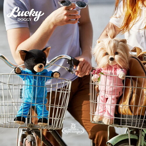 Мягкая игрушка Собака Lucky Buzz: Фитнес 25 см Orange Toys