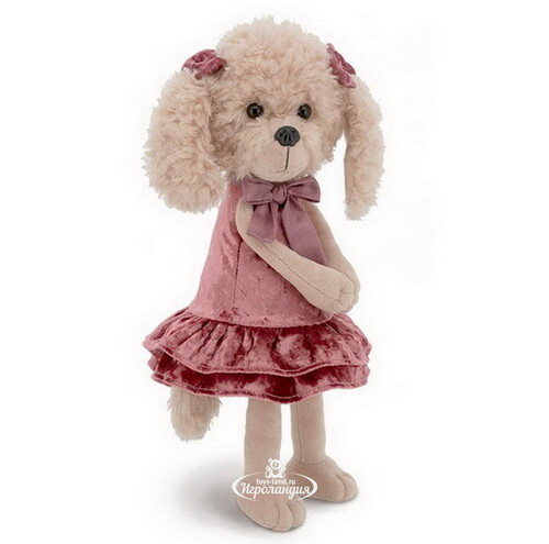 Мягкая игрушка Собака Lucky Dolly: Ретро вечеринка 25 см Orange Toys