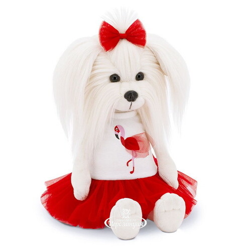 Мягкая игрушка Собака Lucky Mimi: Любовь и Фламинго 25 см Orange Toys