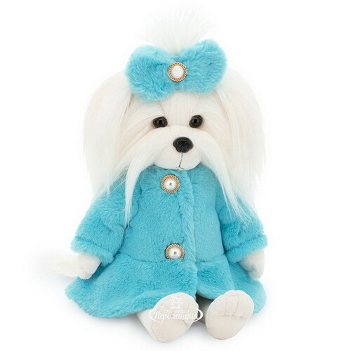 Мягкая игрушка на каркасе Собака Lucky Mimi: Мятная шубка 25 см Orange Toys