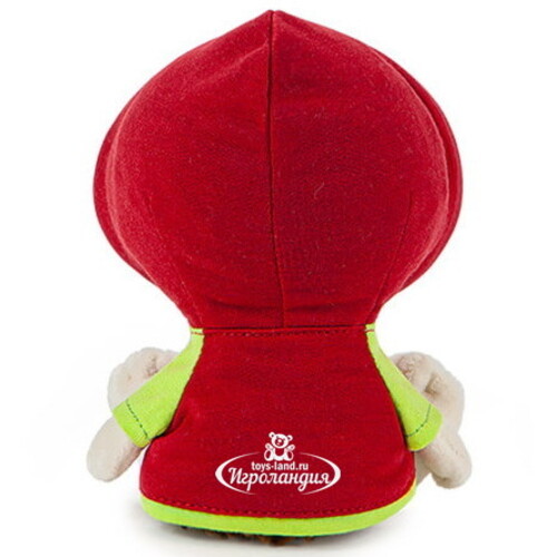 Мягкая игрушка Ёжик Игоша в красной толстовке 15 см коллекция Лесята Budi Basa