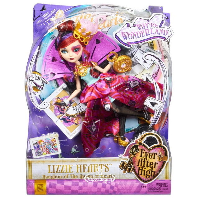 Кукла Лиззи Хартс Дорога в Страну Чудес 26 см (Ever After High) Mattel