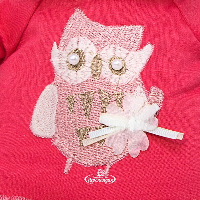 Мягкая игрушка Кошечка Лили в платье с совой 27 см Budi Basa (Буди Баса)