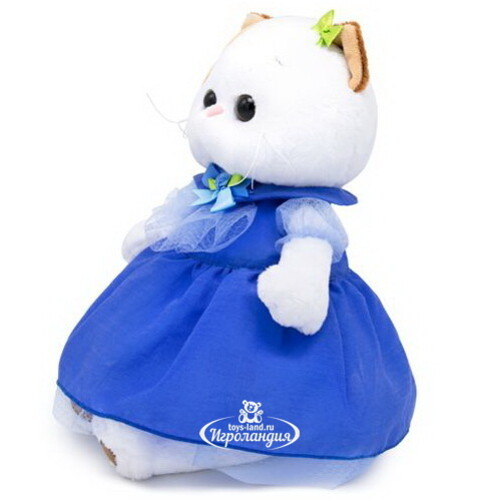 Мягкая игрушка Кошечка Лили в синем платье 24 см Budi Basa