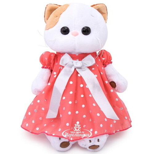 Мягкая игрушка Кошечка Лили в платье в горошек 24 см купить в  интернет-магазине Игроландия toys-land.ru, LK24-043, цена: 1494 ₽