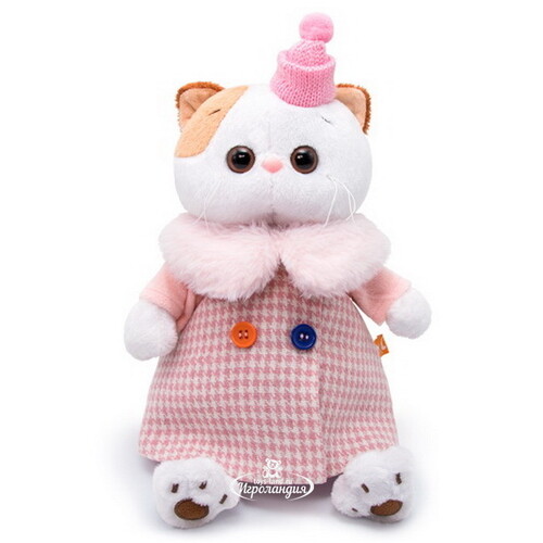 Мягкая игрушка Кошечка Лили в комбинированном пальто 24 см Budi Basa
