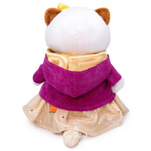 Мягкая игрушка Кошечка Лили в куртке с пчелкой 27 см Budi Basa