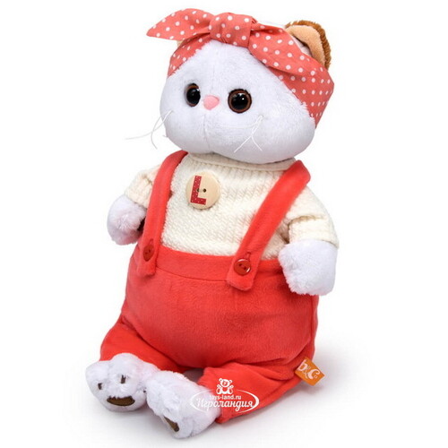 Мягкая игрушка Кошечка Лили в трикотажном костюме 24 см Budi Basa