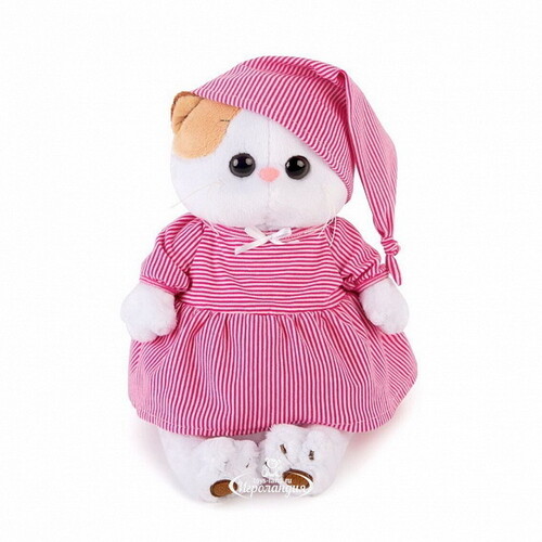 Мягкая игрушка Кошечка Лили в розовой пижамке 24 см Budi Basa