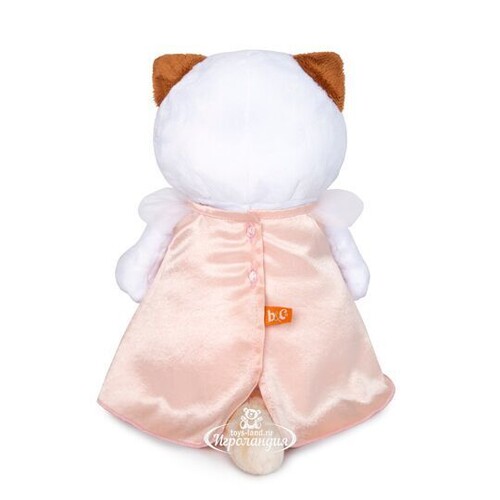 Мягкая игрушка Кошечка Лили в нежно-розовом платье с птичкой 24 см Budi Basa