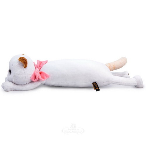 Мягкая игрушка-подушка Кошечка Лили с розовым бантиком 40 см Budi Basa