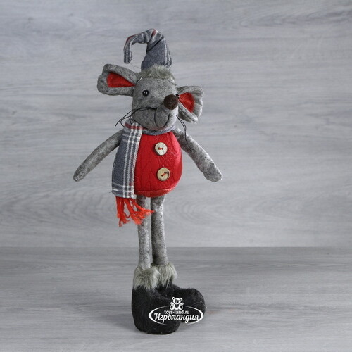 Декоративная фигура Мышонок Реми в красной курточке 27 см Holiday Classics
