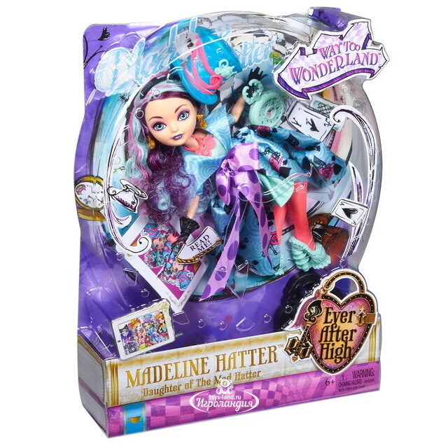 Кукла Меделин Хеттер Дорога в Страну Чудес 26 см (Ever After High) Mattel