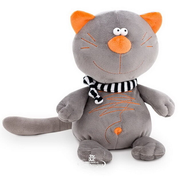 Мягкая игрушка Кот Батон 20 см, серый Orange Exclusive Orange Toys