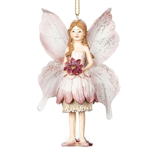 Елочная игрушка Фея-бабочка Вайлет 11 см, подвеска Goodwill
