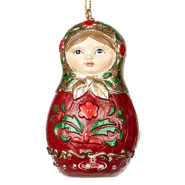 Елочная игрушка Matryoshka Tamara 7 см, подвеска Goodwill