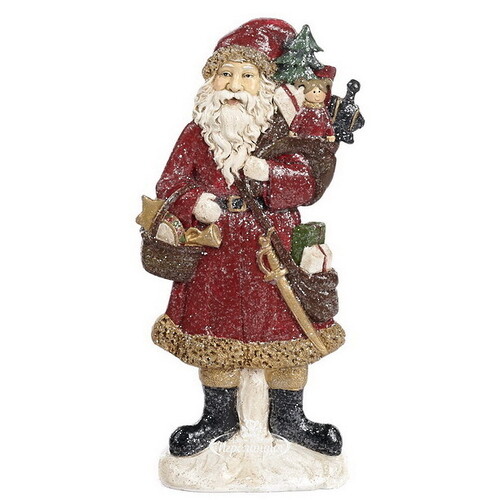 Декоративная фигурка Санта-Клаус с подарками 24 см Goodwill