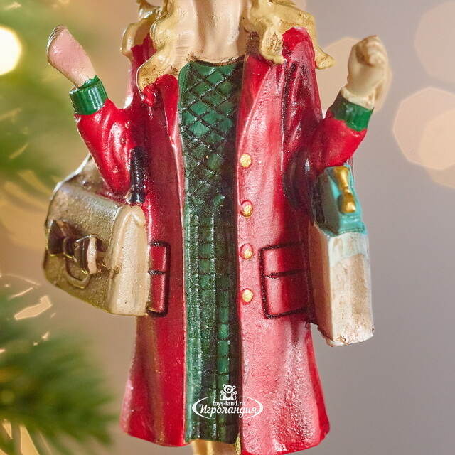 Елочная игрушка Christmas Shopping: Леди Джейн 12 см, подвеска Goodwill (Гудвилл)