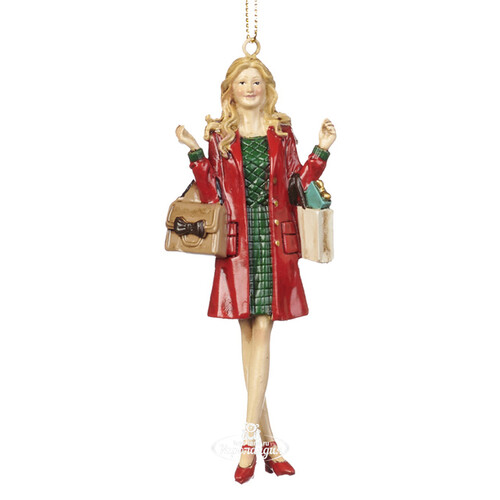 Елочная игрушка Christmas Shopping: Леди Джейн 12 см, подвеска Goodwill