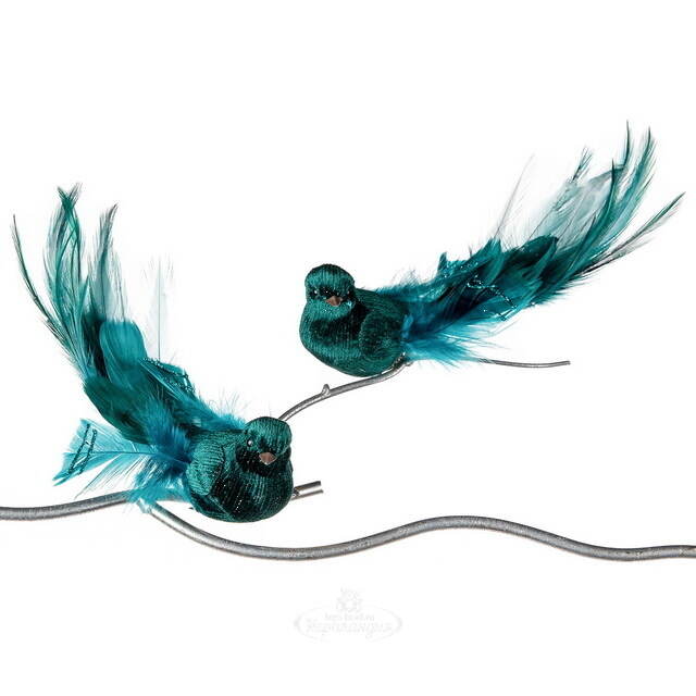 Елочная игрушка Птичка Вивиенна де Табрис 20 см, клипса Goodwill