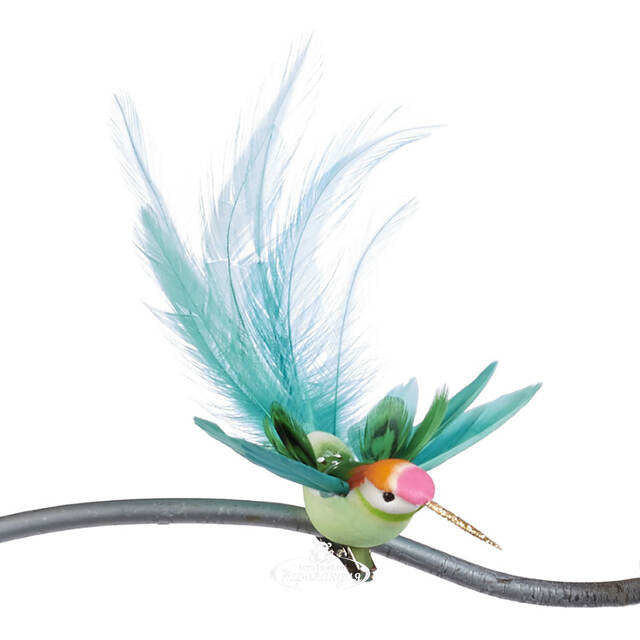 Елочная игрушка Колибри Грейси 17 см , клипса Goodwill