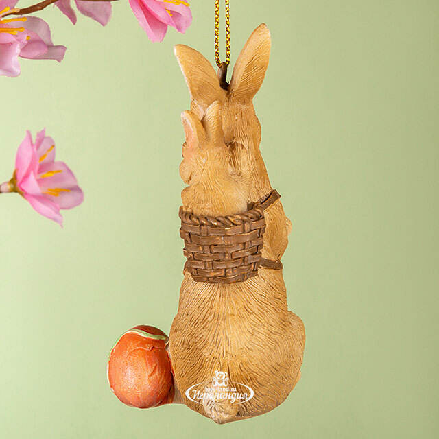 Подвесное украшение Пасхальный Кролик с малышом 9 см Goodwill