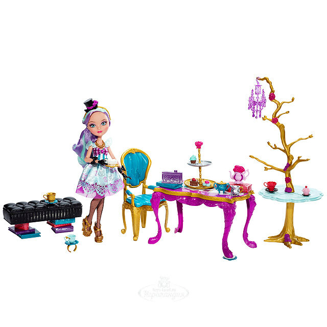 Игровой набор с куклой Меделин Хеттер Чайная вечеринка (Ever After High) Mattel