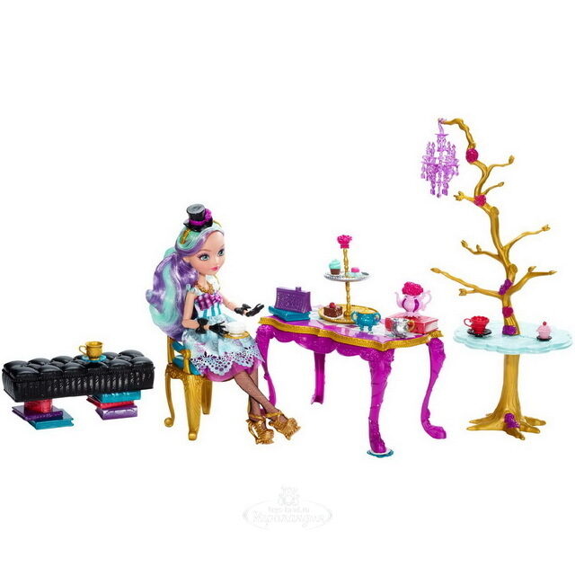 Игровой набор с куклой Меделин Хеттер Чайная вечеринка (Ever After High) Mattel