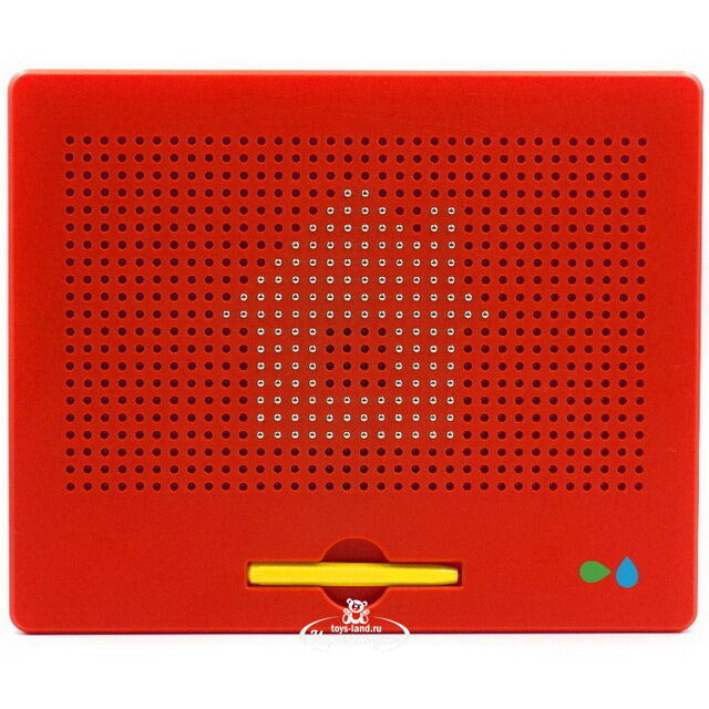Планшет для рисования магнитами Magboard 32*26 см, красный Назад к истокам